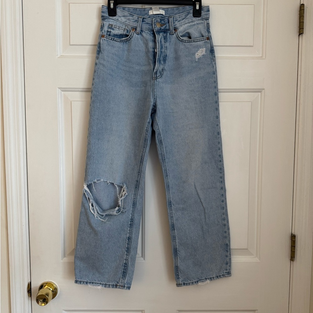 H&M Light Blue Boyfriend Jeans